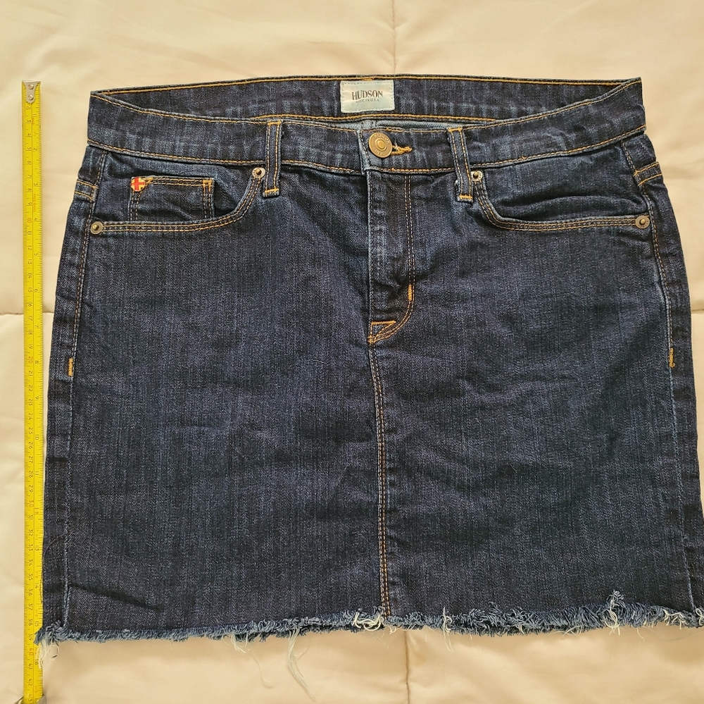 HUDSON MINI DENIM SKIRT